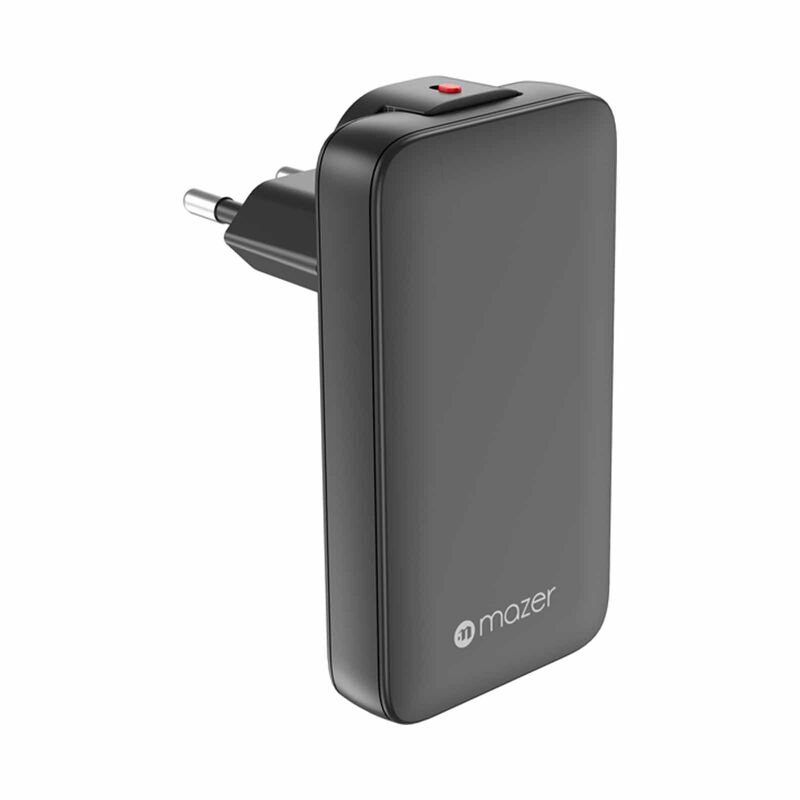 MAZER Prestigegan Pd65w 1c1a With Travel Plugs - Black M-G65SLIM-BK-image 7