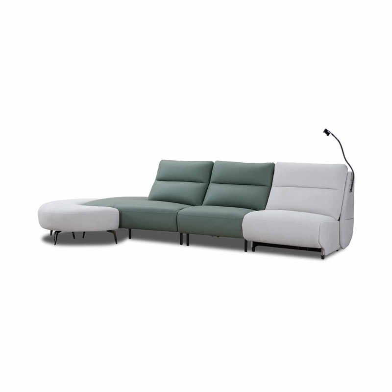 MUZE Modular 4pcs Lt Wht/grn (fab/hl) Cat A AURORA-image 5