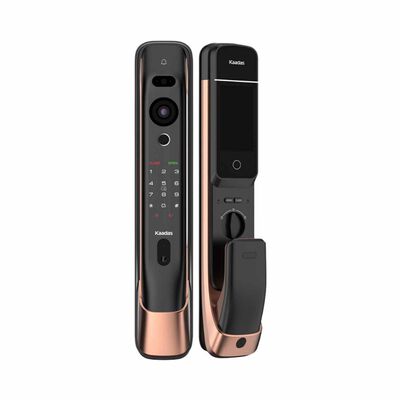 KAADAS Wifi Mortise Door Lock With 3d Face Recognition, Built-in Doorbell & Viewer K20 PRO MAX COPPER