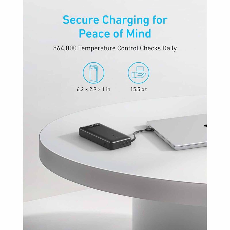 ANKER Powerbank 20k Pd 87w C Cable Black A1383H11-image 3