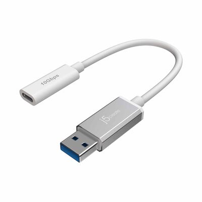 J5CREATE 10gbps Usb Type-a To Usb-c Cable (10cm) JUCX35