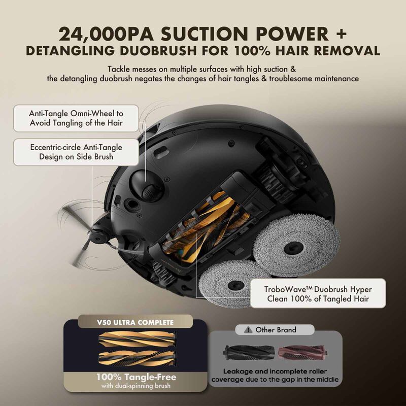 MOVA V50 Ultra Complete Robot Vacuum Mop Cleaner MV-V50UCOM-image 2