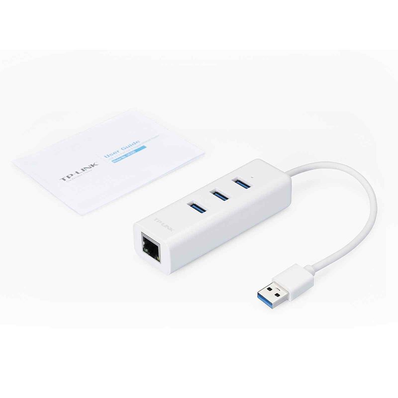 TP LINK Usb 3.0 3-port Hub & Gigabit UE330-image 3