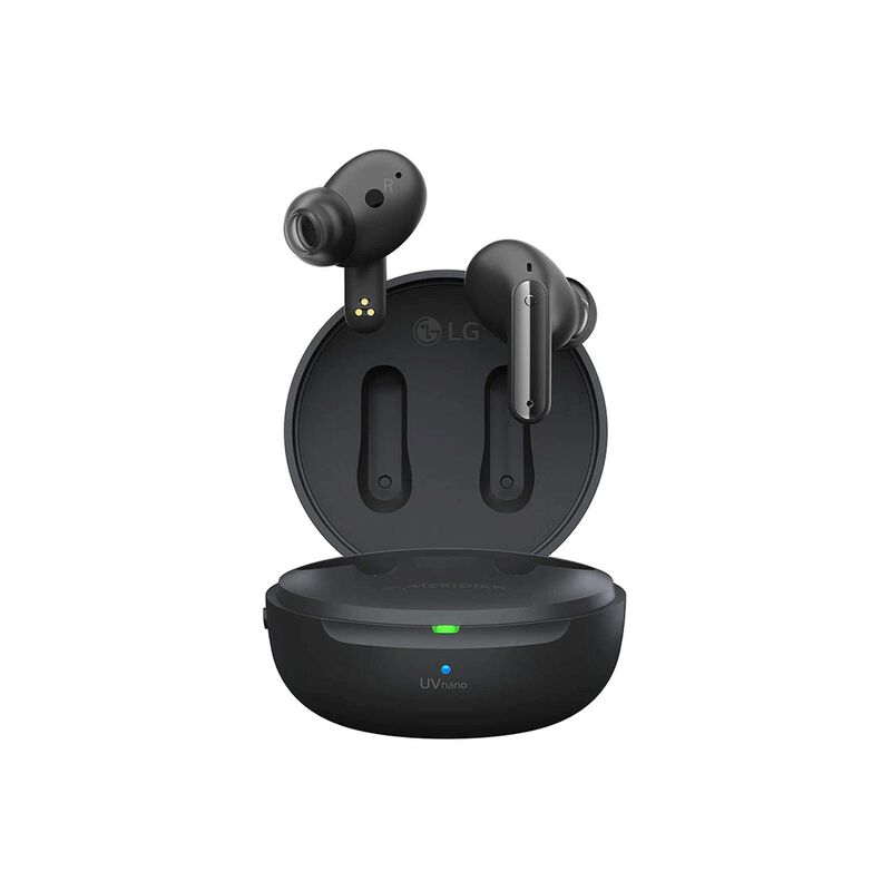 LG Wireless Earbuds With Anc, Uvnano, And Plug And Wireless TONE-FP9.CSGPLLK (BLACK)-image 1