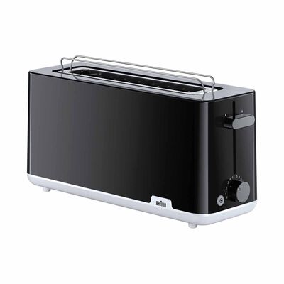 BRAUN Breakfast Series 1 Long-slot Toaster - Black HT1110BK
