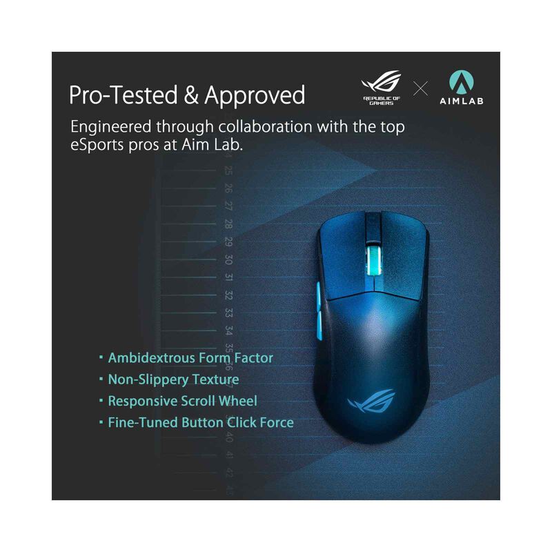 ASUS Rog Harpe Ace Aim Lab Edition Gaming Mouse ROG HARPE ACE AIM LAB EDITION BLACK-image 2