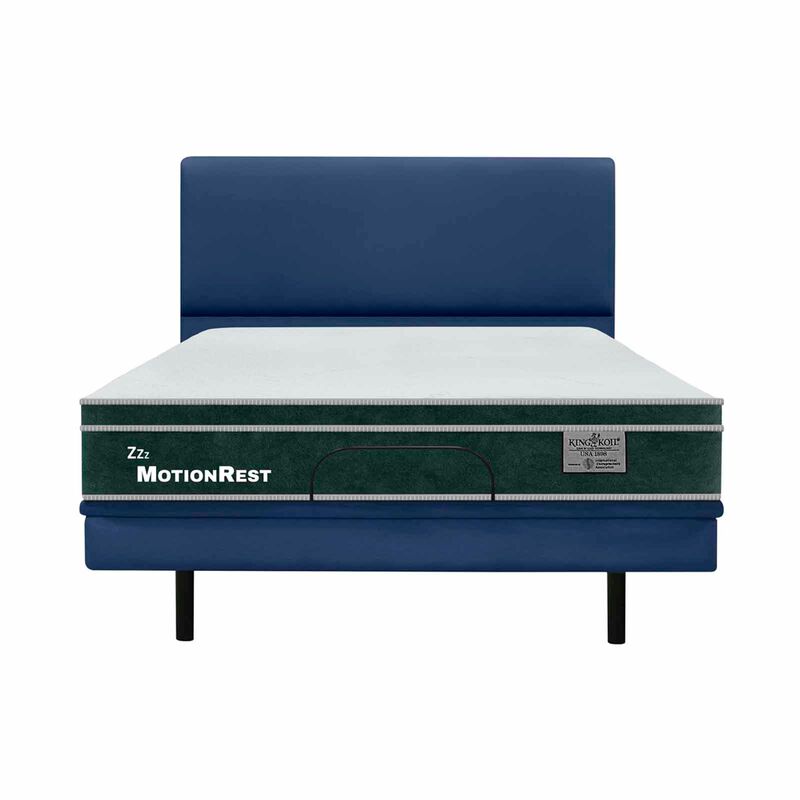 KINGKOIL Motionrest W/motioncare Split King Size Mattress W/ab118 Frame And Headboard (36" X 2 Pcs) MOTION REST-image 1