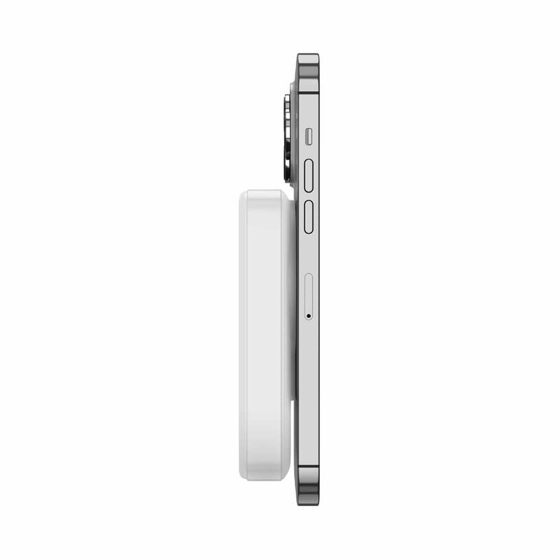 BAZIC Gopower 10k, 10000mah Magsafe Compatible Powerbank With Built-in Apple Watch Charger - White GPW-10K-WHT-image 3