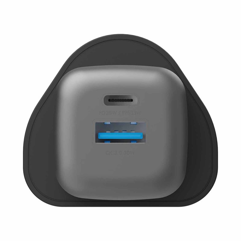 ENERGEA Ampcharge Gan35, 1c1a Pd/pps/qc3.0 Wall Charger,35w (uk) - Gunmetal CHR-AC-GAN35UK-image 5