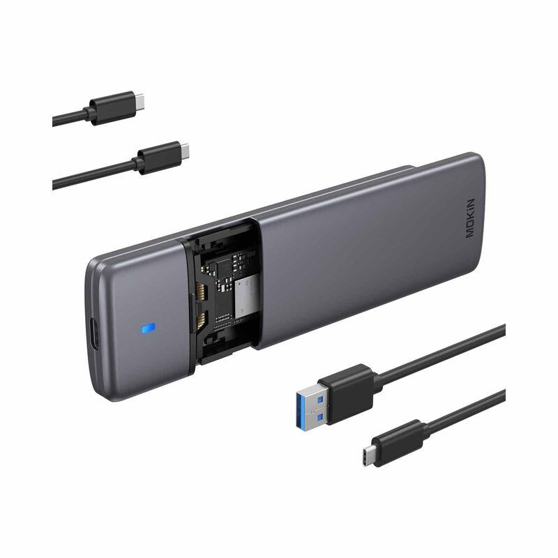 MOKIN M.2 Nvme&ngff Enclosure *support Usb3.1 10gbps MK-SKUD0501-image 2