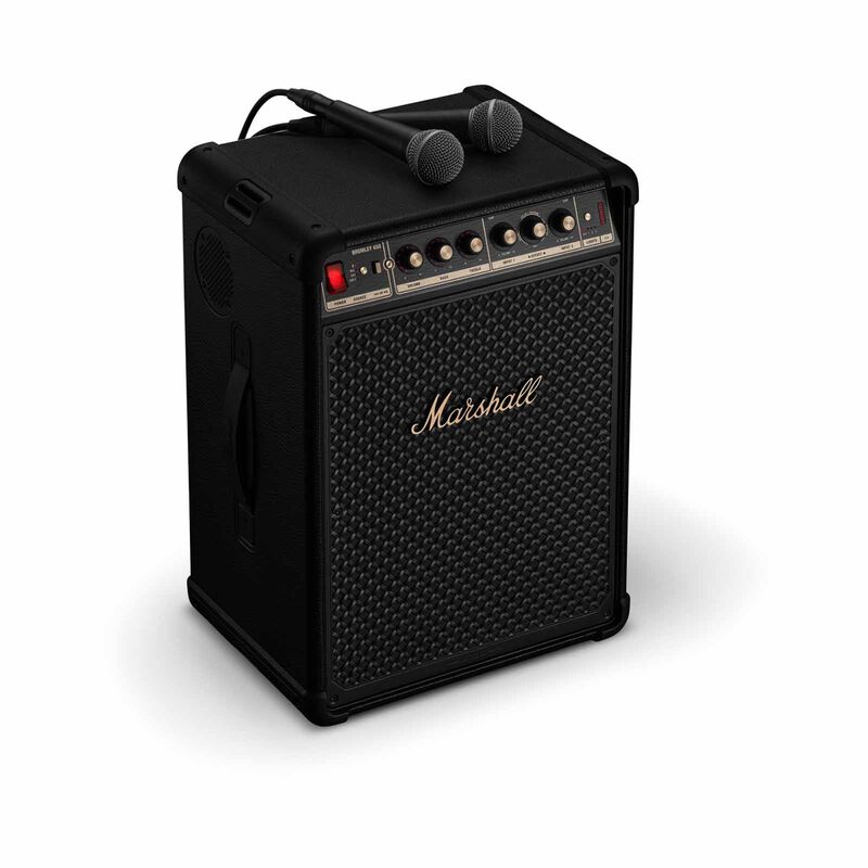 MARSHALL Wireless Party Speaker BROMLEY 450 (BLACK & BRASS)-image 2