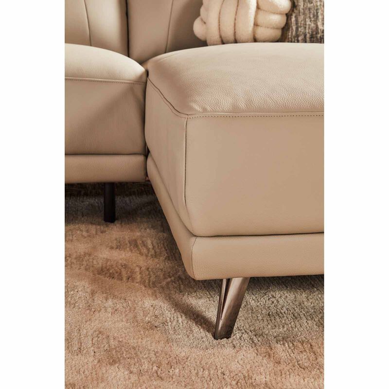 GERBRSI L Shaped Recliner (hl) Right Cat A Grey Half Leather Sofa FAYE-image 13