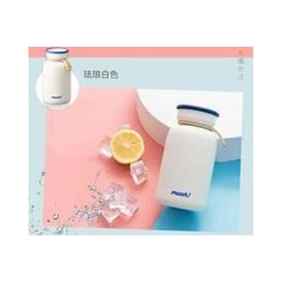 MOSH Mosh ! Latte Bottle 330ml White DMB330WH