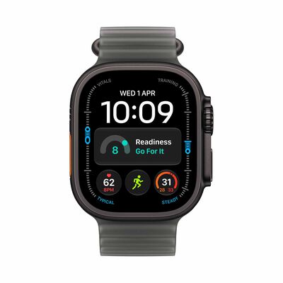 APPLE Watch Ultra 4 Gps + Cellular 49mm Black Titanium Case With Translucent Black Ocean Band MJAY4X/A