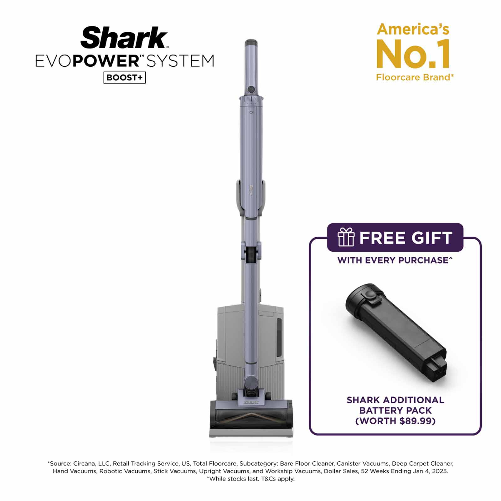 Shop SHARK Evopower Boost+ Cordless Vacuum Cleaner LC751SMPU in