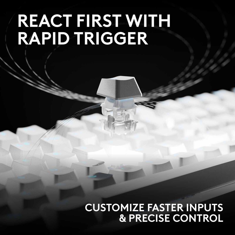 LOGITECH G Pro X2 Rapid Keyboard Analog Swt White 920-014102-image 6