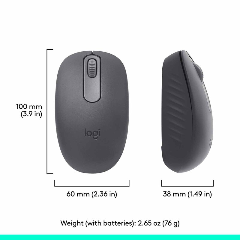 LOGITECH M196 Wireless Bluetooth Mouse Graphite 910-007462-image 8