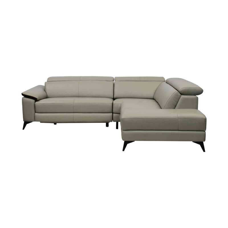 ARMADIO L Shaped (fl-v) Right Mto Full Leather Sofa Set JANELLE-image 2