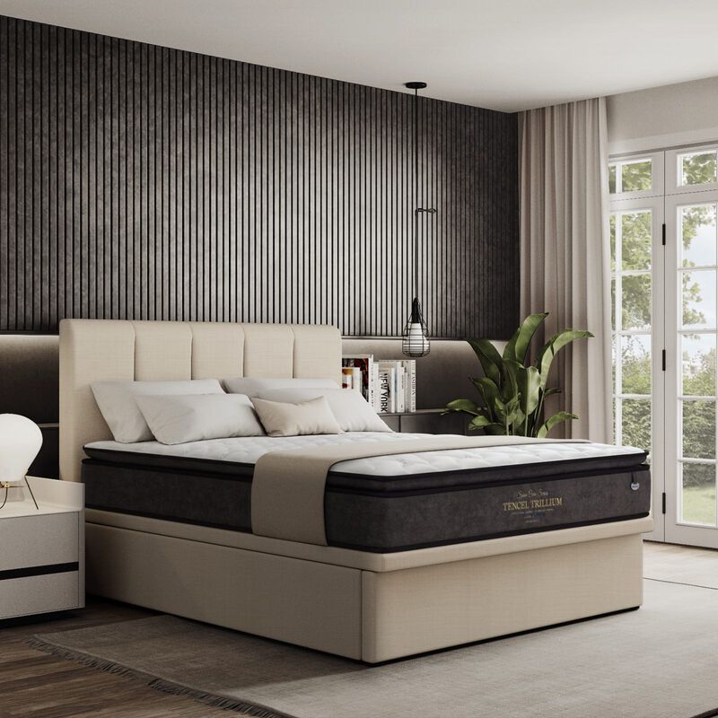 MAXCOIL Super Single Size Mattress SPINECARE TENCEL TRILLIUM-image 2