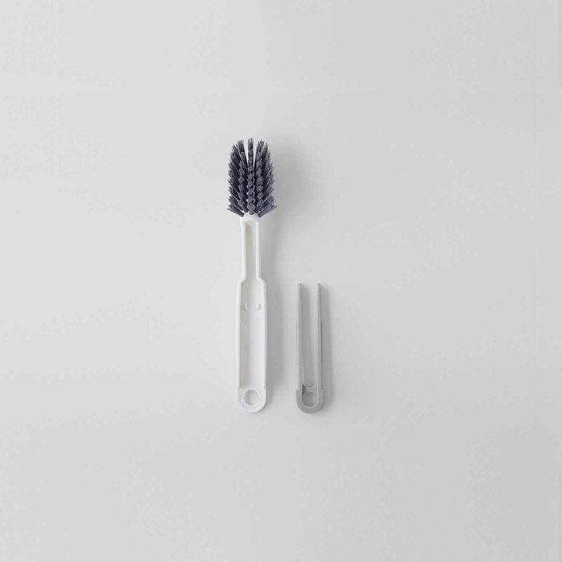 MARNA Grout Cleaning Brush W/tweezers (30x215x43mm) - White W652-W-image 4