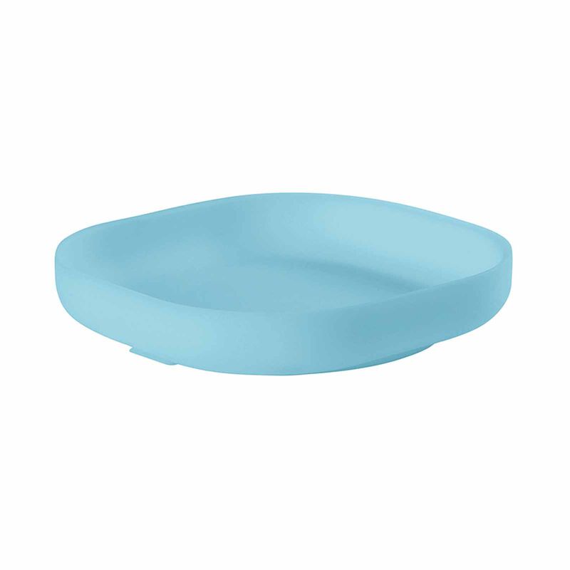 BEABA Suction Plate - Light Blue (online) SILICONE-image 1