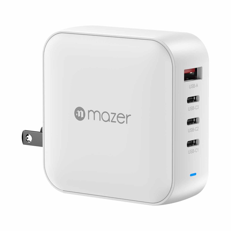 MAZER Prestigegan Pd3.1 165w 3c1a With Travel Plugs - White M-G165W-V5-WH-image 8