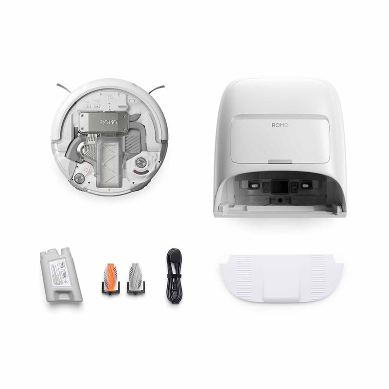 DJI White Base Station & Transparent Robot DJI ROMO A-image 3