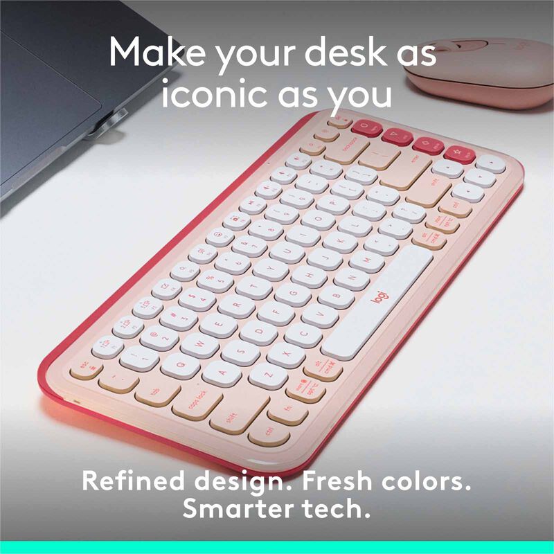 LOGITECH Pop Icon Keys Wl Kb - Rose 920-013085-image 7