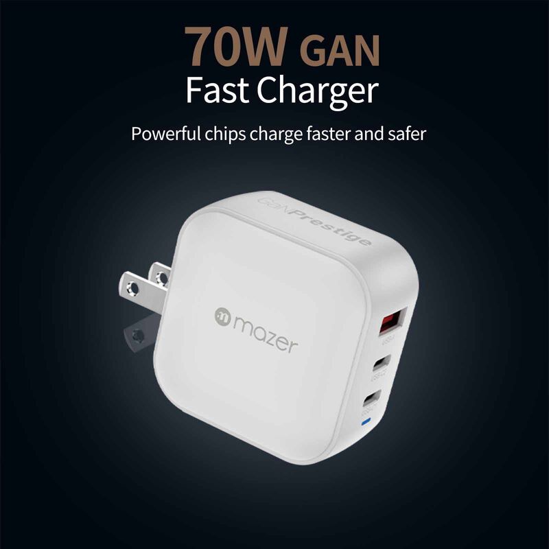 MAZER Ganprestige Pd70w 2c1a With 4 Travel Plugs-white M-G70W-V5-WH-image 9