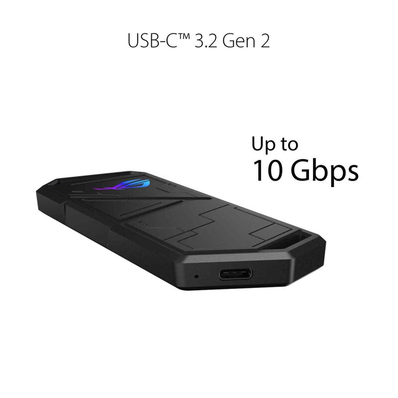 ASUS M.2 Nvme Ssd Enclosure (dual Cables) ROG STRIX ARION ESD-S1C/BLK-image 4
