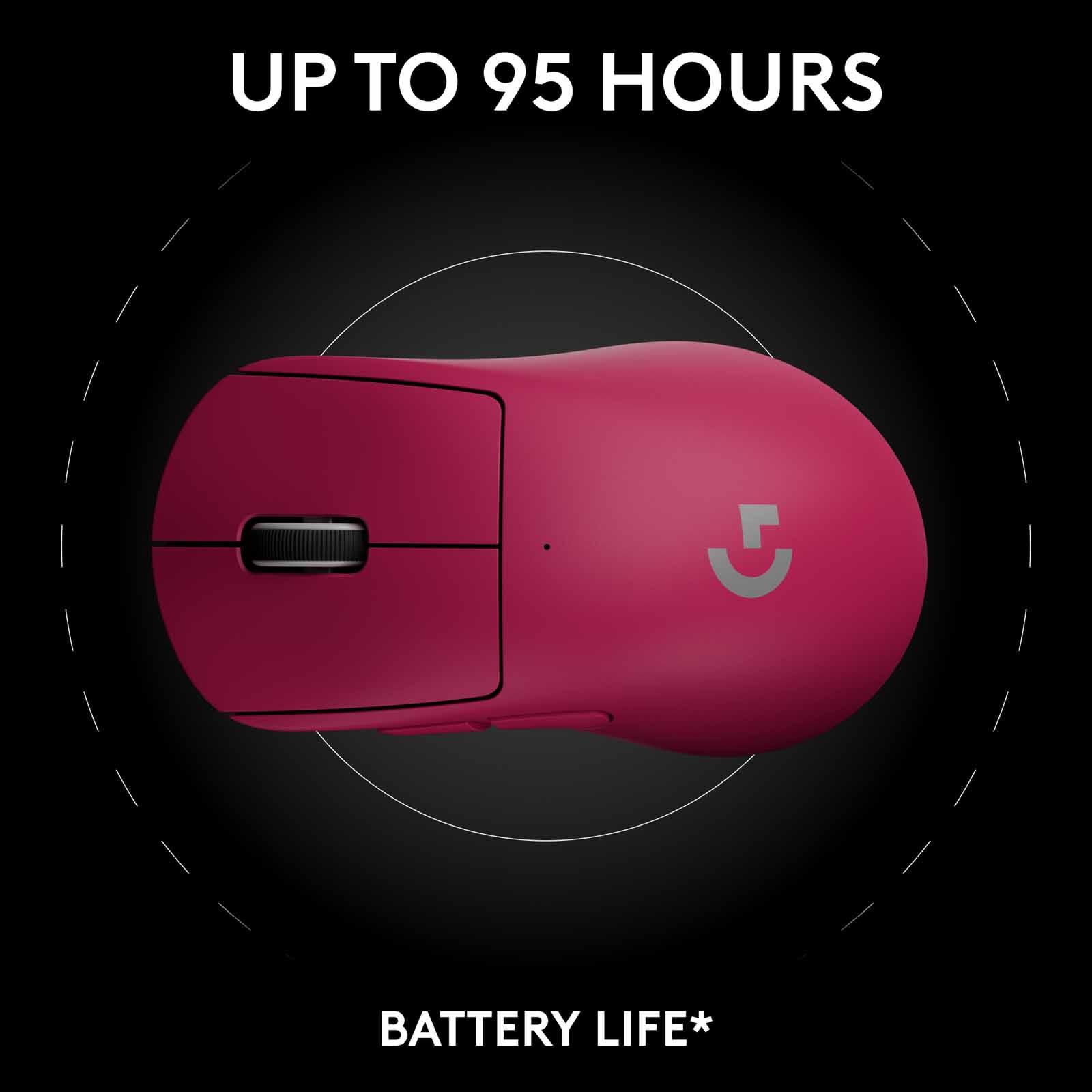 Shop LOGITECH G Pro X Superlight 2 Dex Gaming Mouse (pink) 910