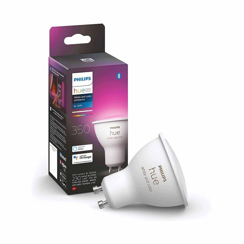 PHILIPS HU White And Color Ambiance 5.7w Gu10 350 Lm 929001953114-image 1