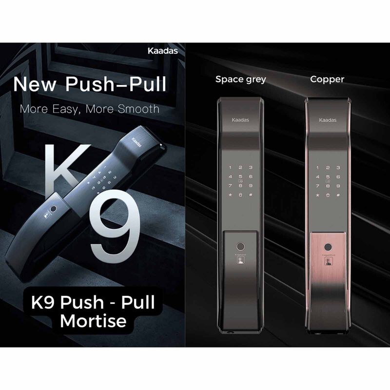 KAADAS Wifi Mortise Door Lock With Kaadas App For One-time Otp And Real Time Access Log K9-5W COPPER-image 5
