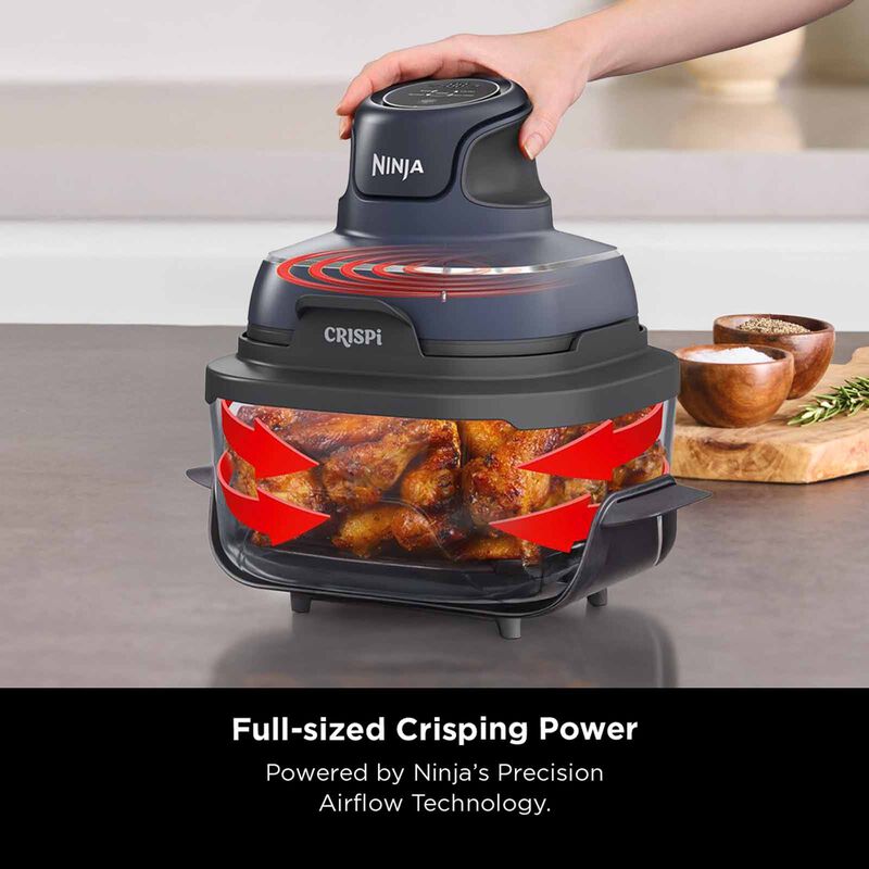 NINJA Crispi Portable Air Fryer (3.8l) - Cyberspace FN101SMGY-image 6