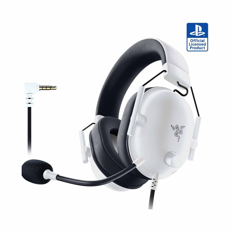 RAZER Blackshark V2 X For Playstation - Wired Esports Headset - White - Nasa + Ap Packaging RZ04-03241300-R3UA-image 1