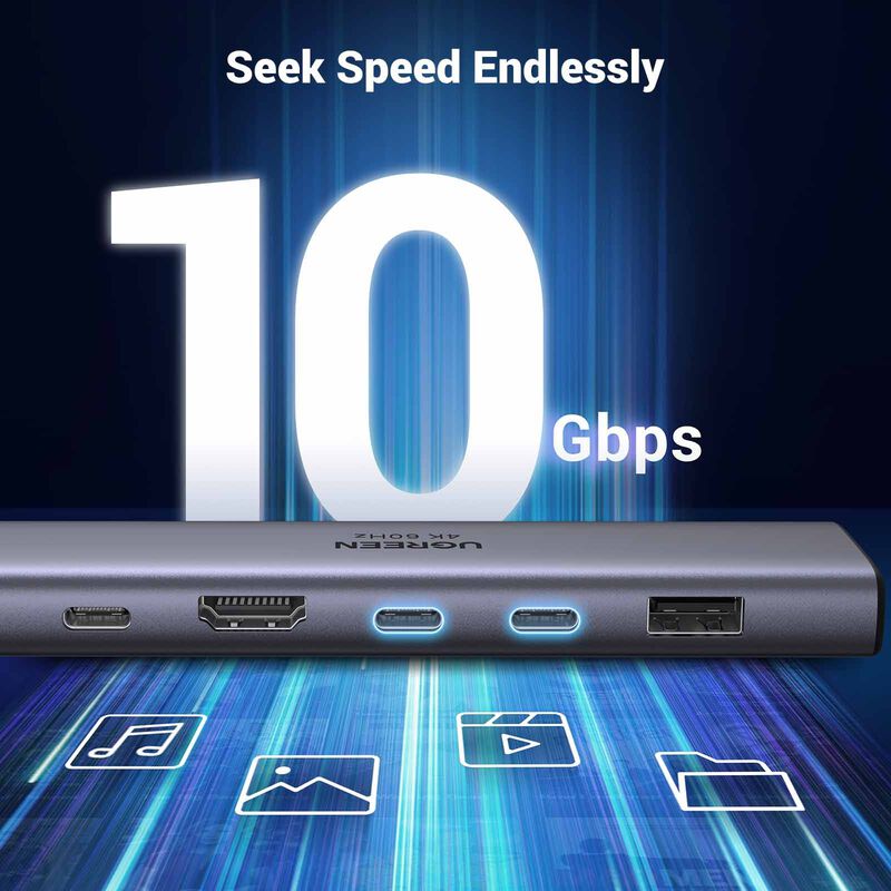 UGREEN Cm511 7-in-1 Usb-c Hub 45521-image 3