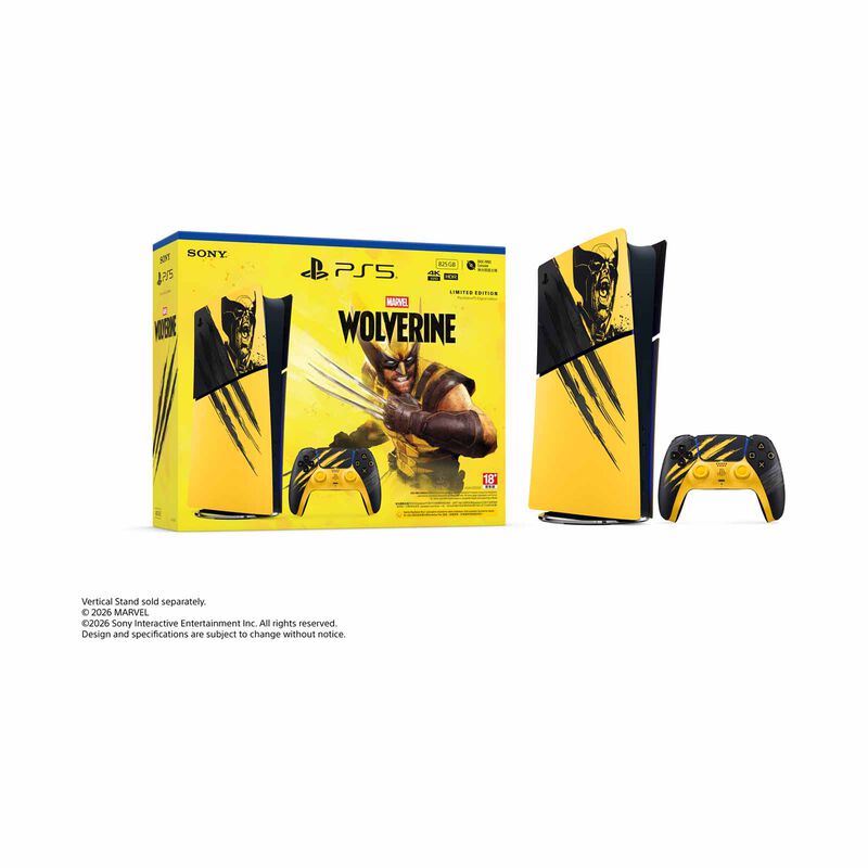 SONY Playstation 5 Digital Edition &ndash; Marvels Wolverine Battle Yellow Limited Edition Bundle ASIA-00503-image 4