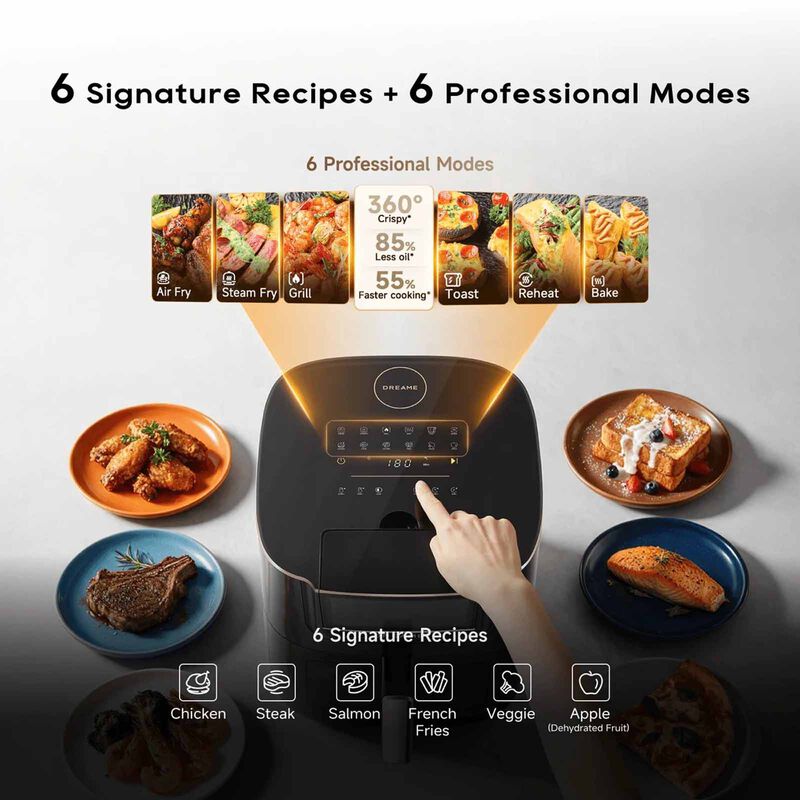 DREAME Af30 Air Fryer (7.0l) DM-AF30-BK-image 3