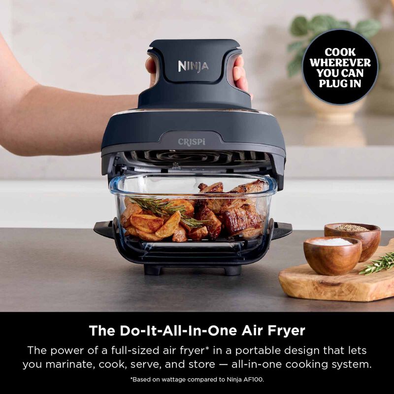 NINJA Crispi Portable Air Fryer (3.8l) - Stone FN101SMST-image 9