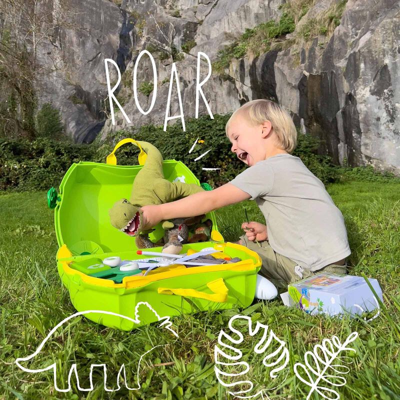 TRUNKI Ride On Luggage - Dudley The Dinosaur TR0352-GB01-image 3
