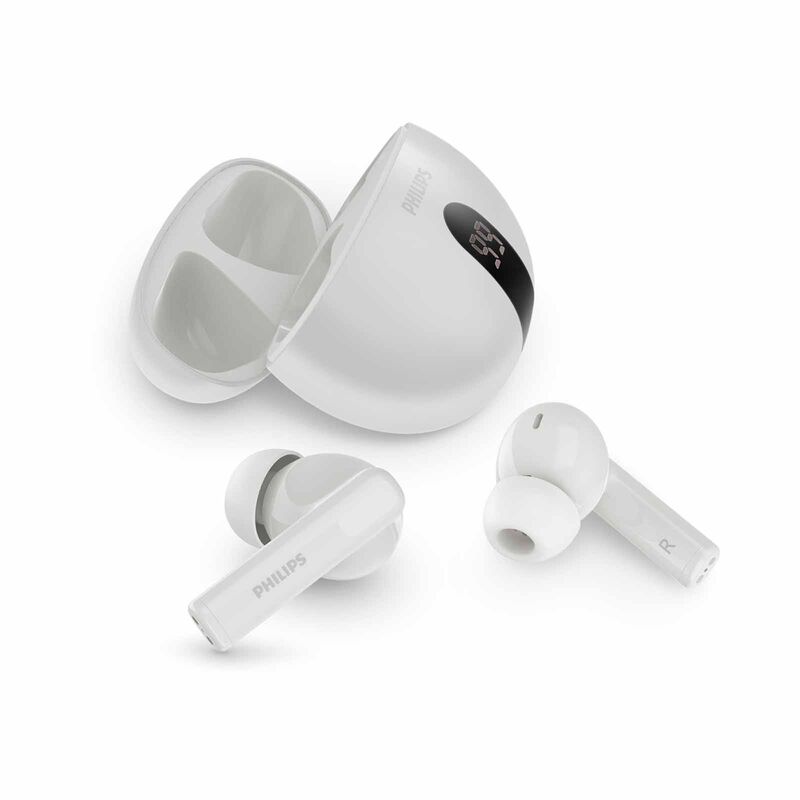 PHILIPS In-ear True Wireless Headphones With Anc - White TAT3559WT/97-image 1