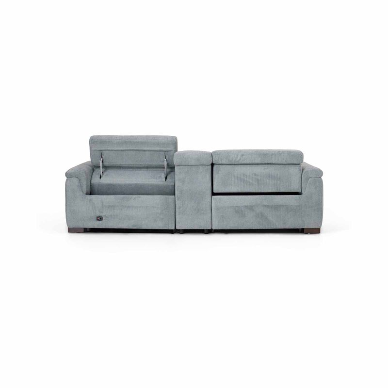 GERBRSI 2rr-e Seater 2 Function+console (fab) Cat A Blue Fabic Recliner Sofa SAGE-image 7