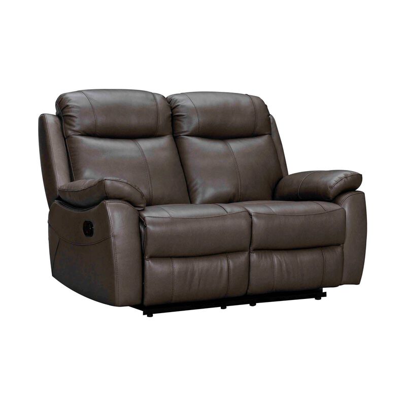 2rr-m Seater (fl) Dk Mocha Full Leather Recliner Sofa DRESDEN-image 2