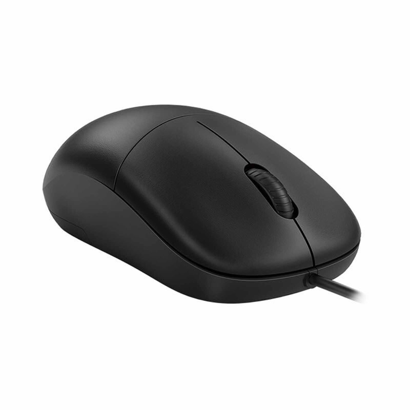 MICROPACK Essential Wired Optical Mouse - Black M-105-BK-image 2