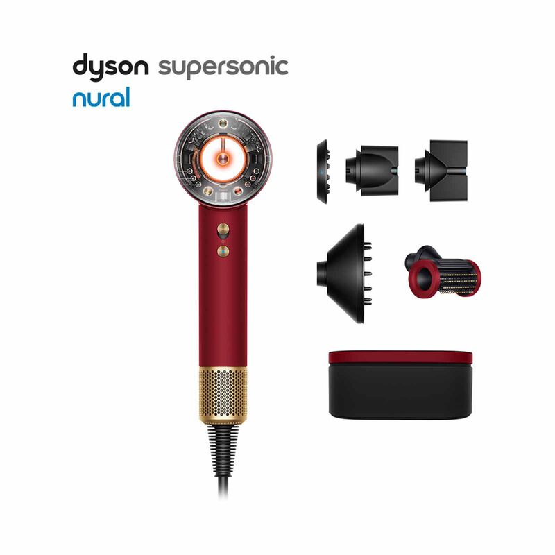 DYSON Supersonic Nural Hair Dryer (594790-01) - Red Velvet/gold HD16 HK/SG RDVE/GD-image null