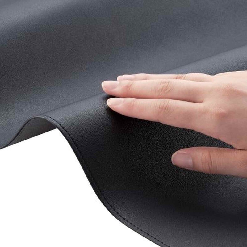 ELECOM Leather Mousepad Large Type Black MP-DM03BK-image 2