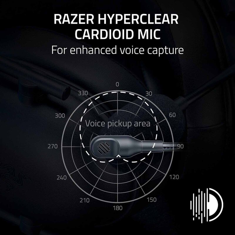 RAZER Blackshark V2 X (playstation Licensed) - Wired Console Esports Headset - Black - Nasa + Ap Packaging RZ04-03241000-R3UA-image 9