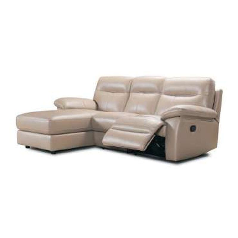 L Shaped Recliner(hl)c10 Left Mto Half Leather Recliner Sofa PALENCIA-image 2