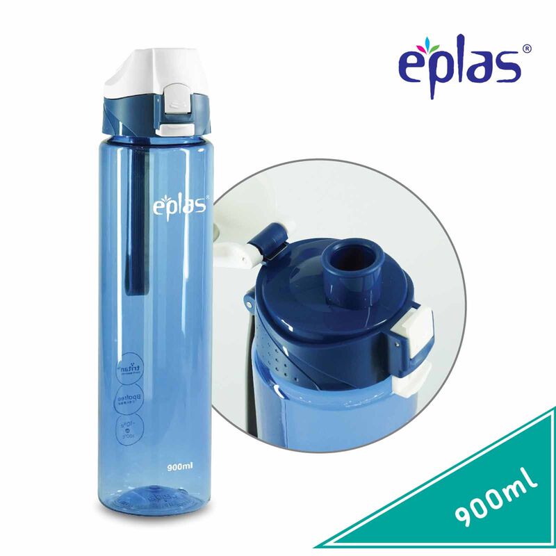 EPLAS Sport Flip Top Bottle W Locking System (900ml) - Sky Blue EGD-900-image 2