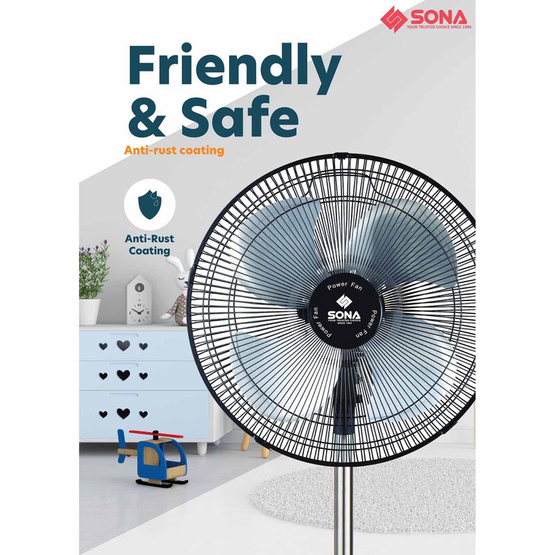 SONA 12 In Power Stand Fan SSO6062N-image 8